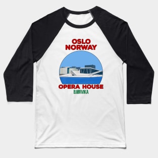 Oslo Opera House Norway Baseball T-Shirt